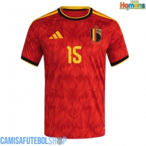 Camisa de time de futebol Bélgica Thomas Meunier #15 Replicas 1º Equipamento Mundo 2026 Manga Curta